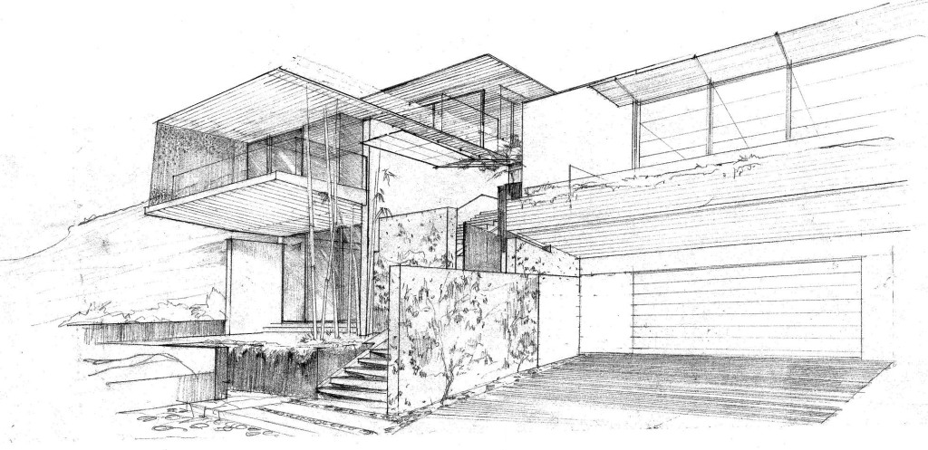 Tiburon House - Hand Drawing | CHENG Design