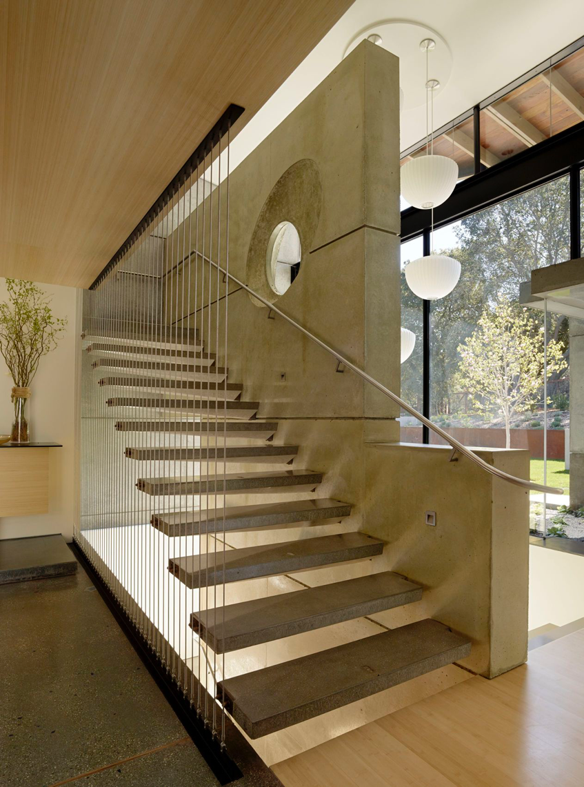 FLOATING CONCRETE Stairway at House 7 CHENG Design sustainable