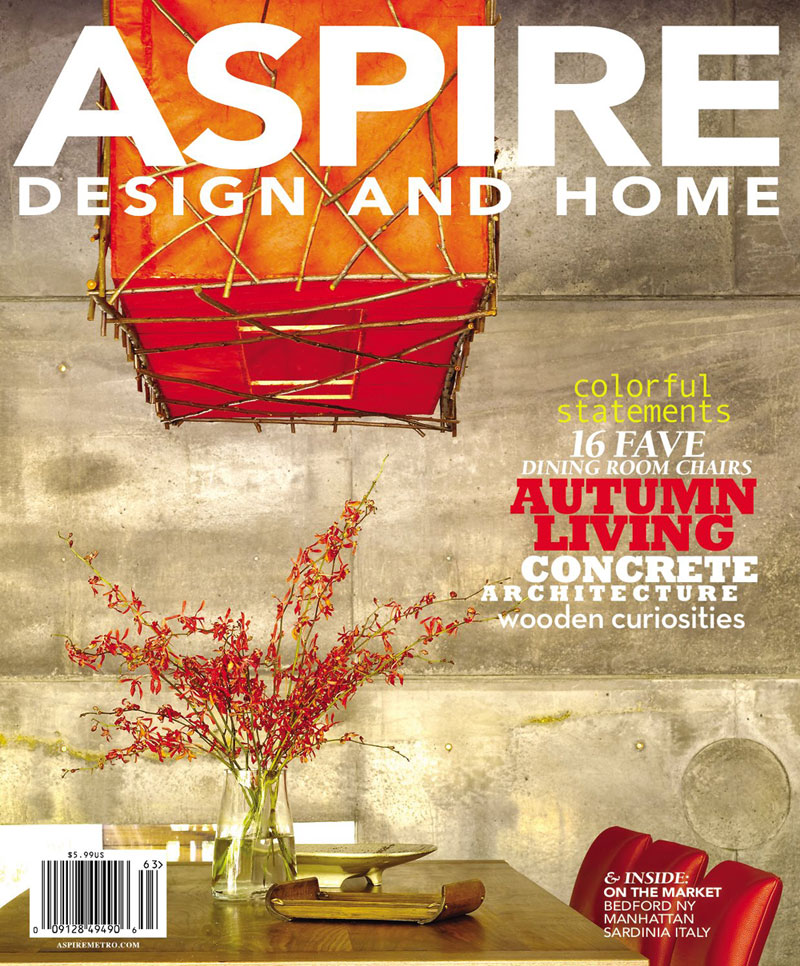 Aspire - Featured Cover - Fluent in Concrete: Fu-Tung Cheng Celebrates Concrete in the Most Expansive Ways, Including Building Homes, Authoring Bestselling Books and Developing ShapeCrete for the Homeowner