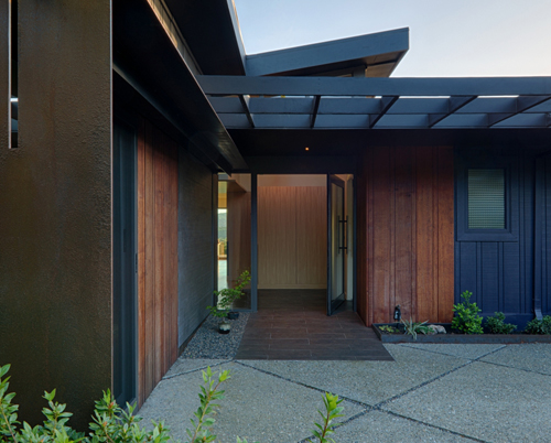 Lafayette Residence - Exterior Entrance | CHENG Design